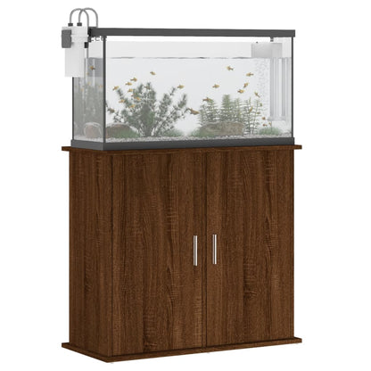 Aquariumständer Braun Eichen-Optik 81x36x73 cm Holzwerkstoff