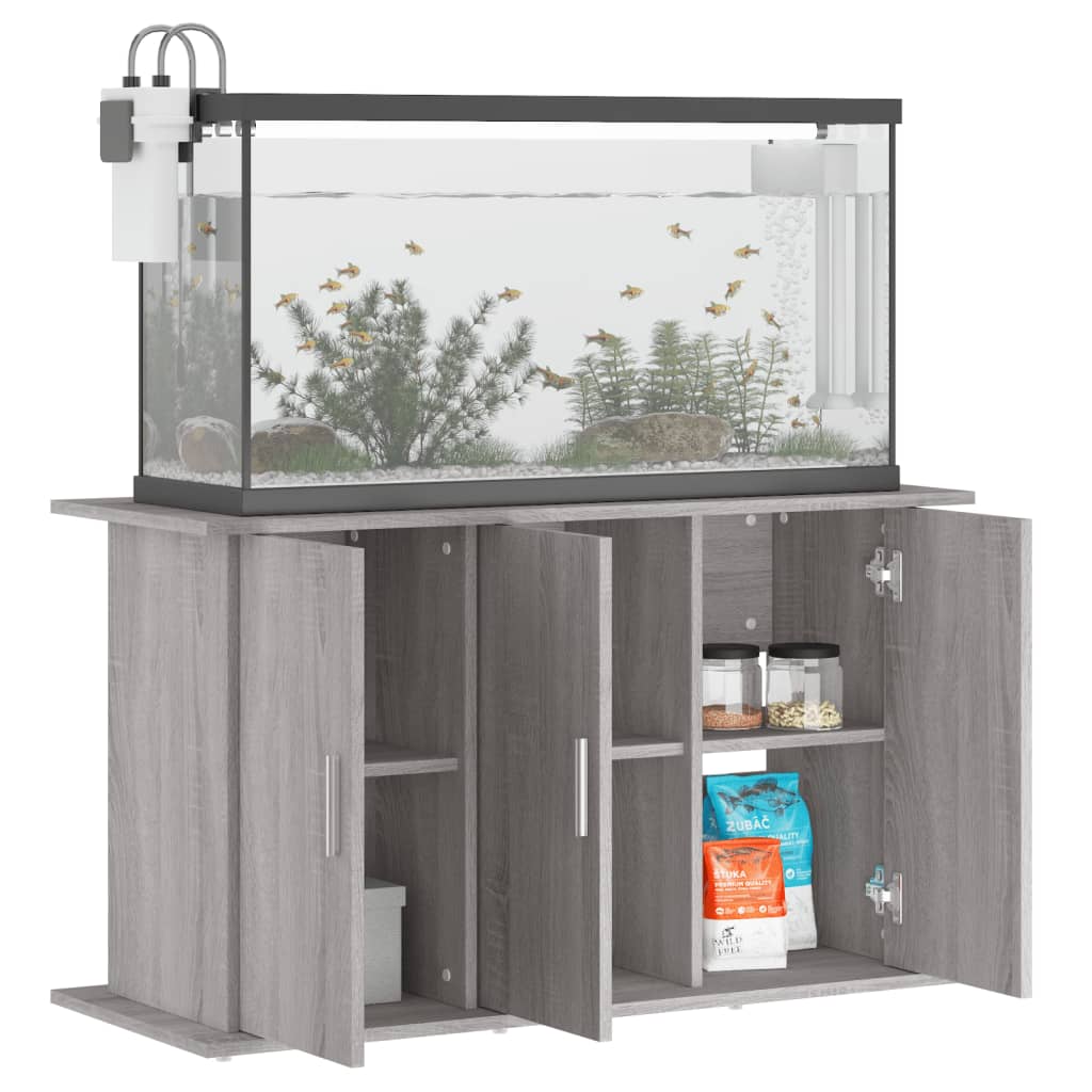 Aquariumständer Grau Sonoma 101x41x58 cm Holzwerkstoff