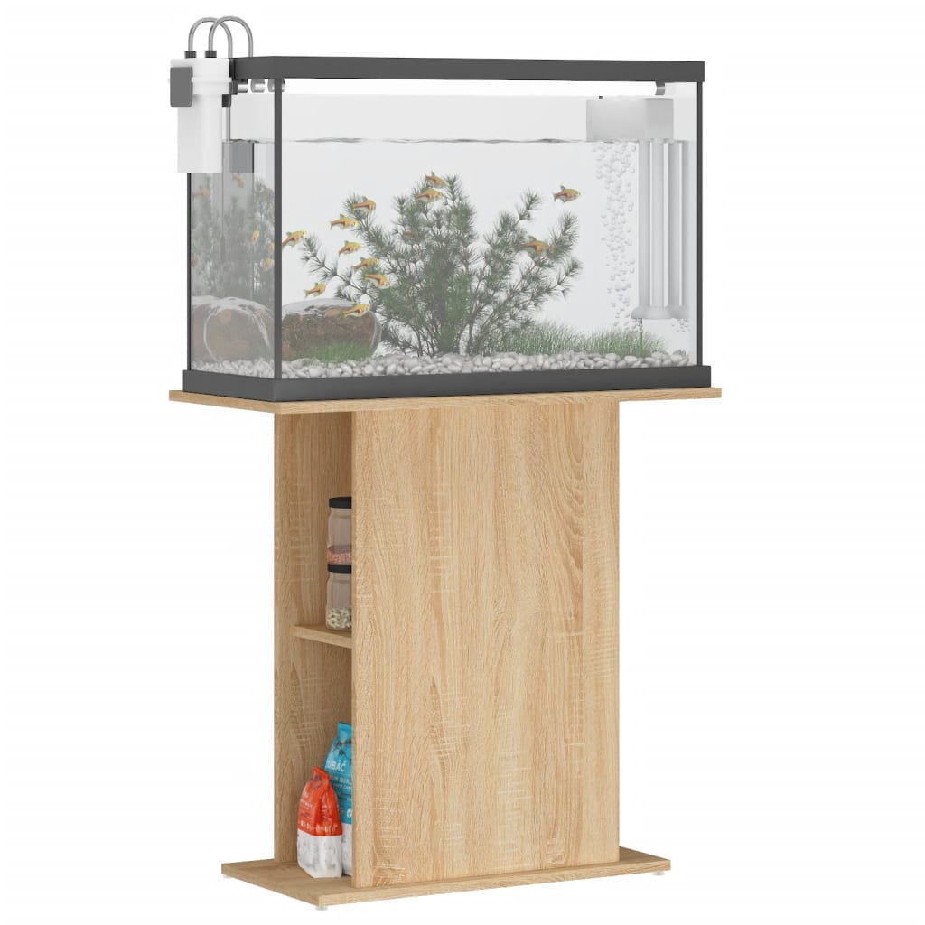 Aquariumständer Sonoma-Eiche 75x36x72,5 cm Holzwerkstoff