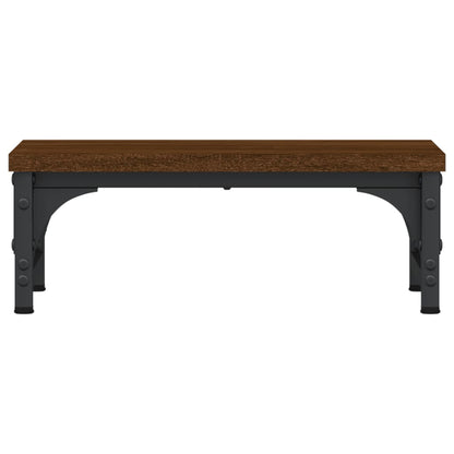 Monitorständer Braun Eichen-Optik 37x23x14 cm Holzwerkstoff