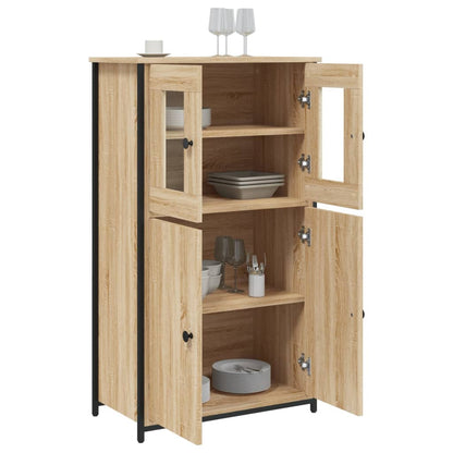 Highboard Sonoma-Eiche 62x32x106,5 cm Holzwerkstoff