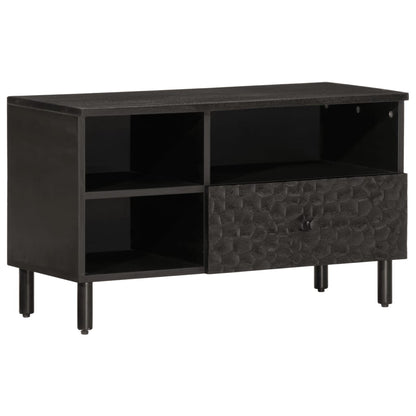 TV-Schrank 80x33x46 cm Massivholz Mango