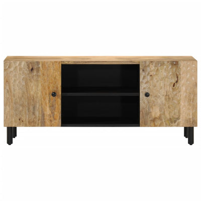 TV-Schrank 105x33x46 cm Massivholz Mango