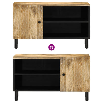 TV-Schrank 80x31x46 cm Massivholz Mango