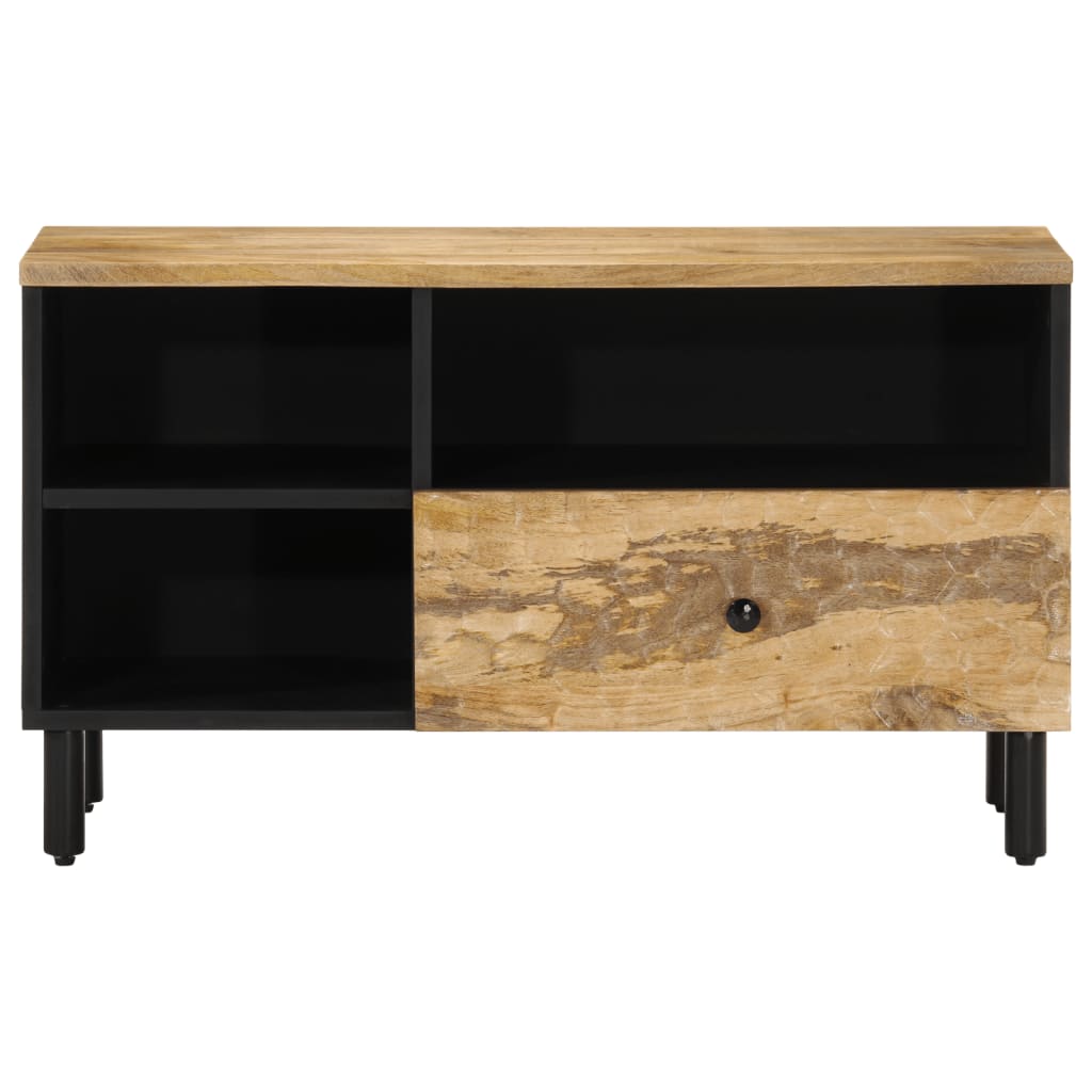 TV-Schrank 80x33x46 cm Massivholz Mango