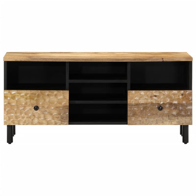 TV-Schrank 100x33x46 cm Massivholz Mango