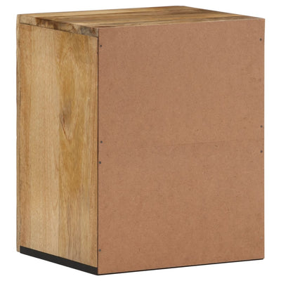 Bad-Wandschrank 38x33x48 cm Massivholz Mango