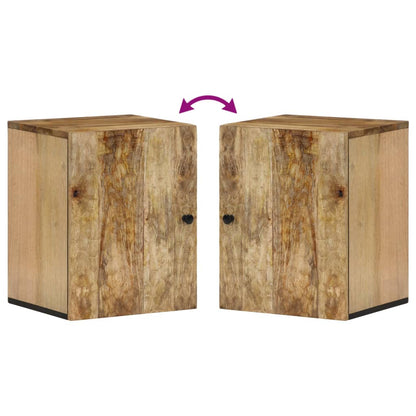 Bad-Wandschrank 38x33x48 cm Massivholz Mango