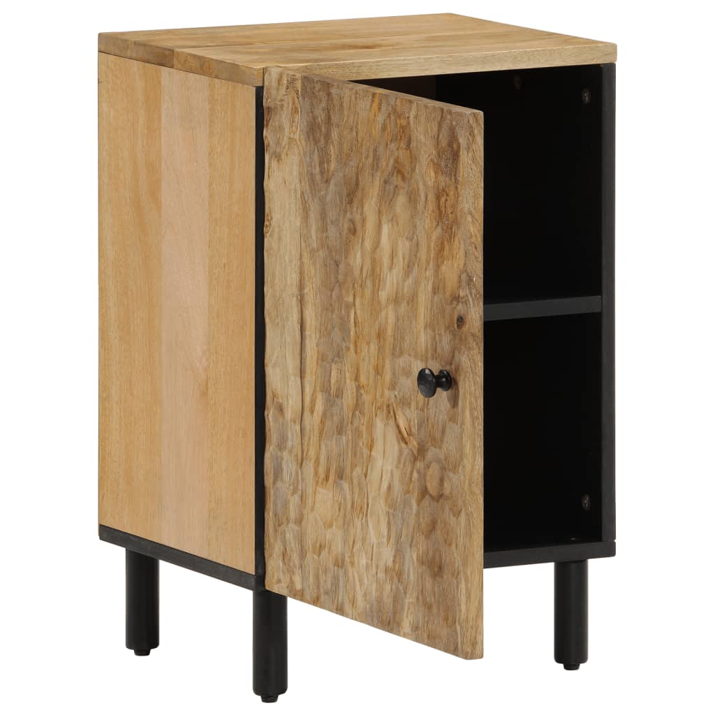 Badschrank 38x33x58 cm Massivholz Mango