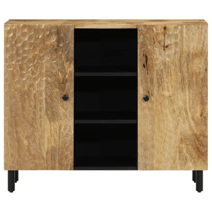 Beistellschrank 90x33x75 cm Massivholz Mango