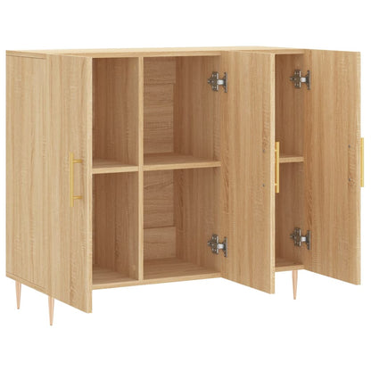 Sideboard Sonoma-Eiche 90x34x80 cm Holzwerkstoff