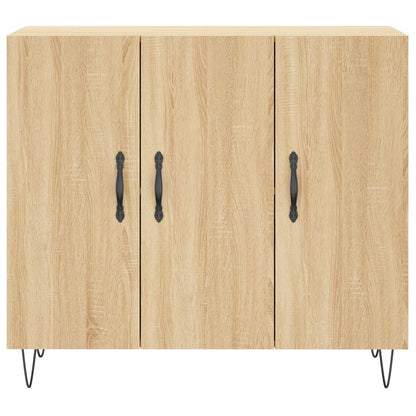 Sideboard Sonoma-Eiche 90x34x80 cm Holzwerkstoff