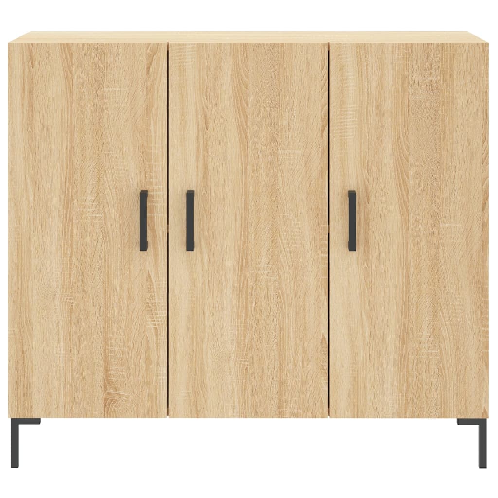 Sideboard Sonoma-Eiche 90x34x80 cm Holzwerkstoff