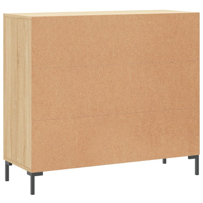 Sideboard Sonoma-Eiche 90x34x80 cm Holzwerkstoff