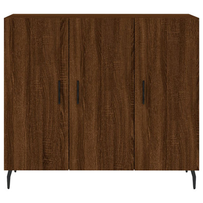 Sideboard Braun Eichen-Optik 90x34x80 cm Holzwerkstoff