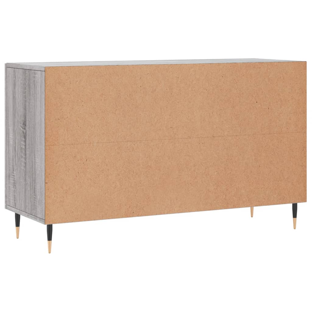 Sideboard Grau Sonoma 100x36x60 cm Holzwerkstoff