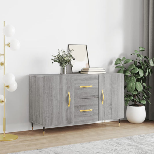 Sideboard Grau Sonoma 100x36x60 cm Holzwerkstoff