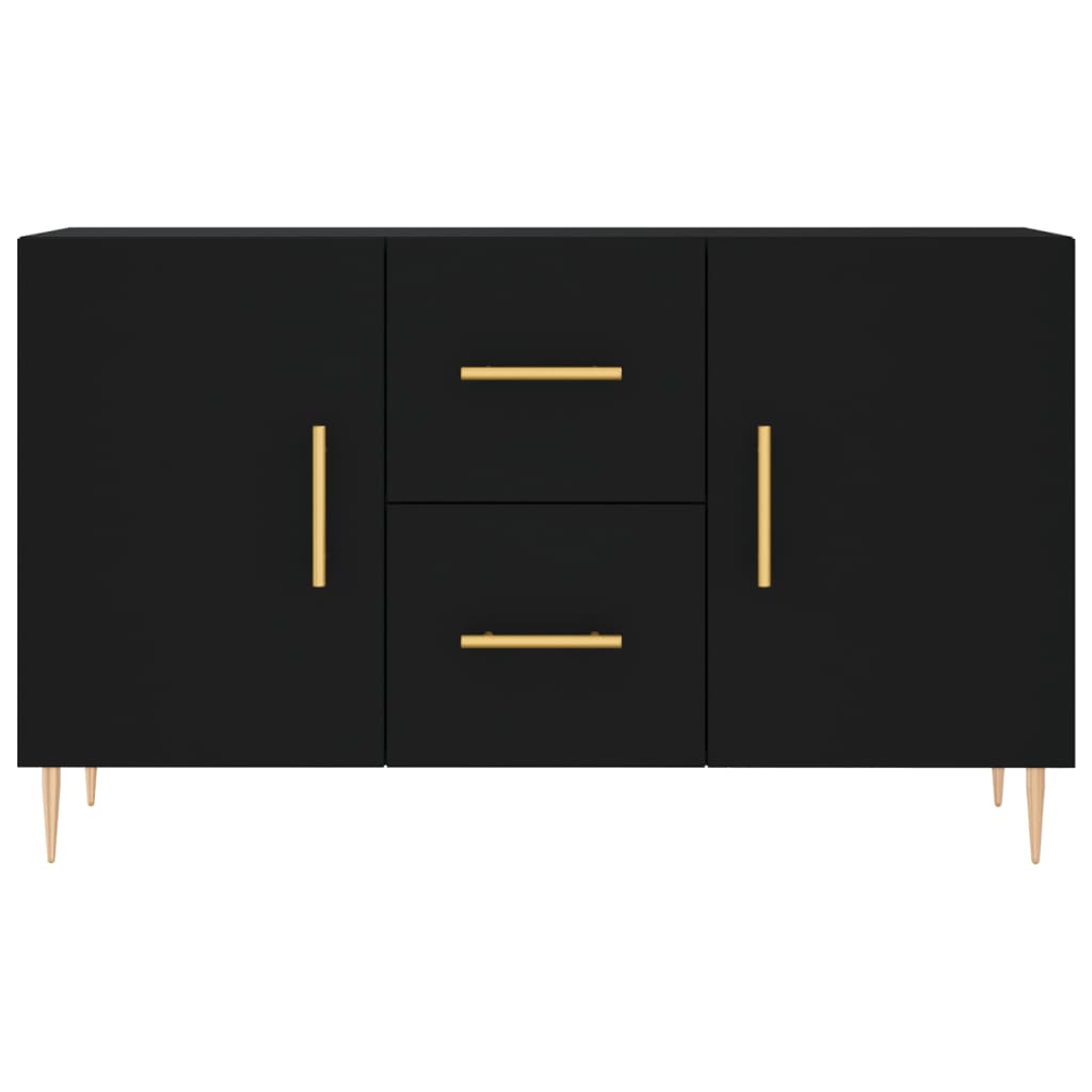 Sideboard Schwarz 100x36x60 cm Holzwerkstoff