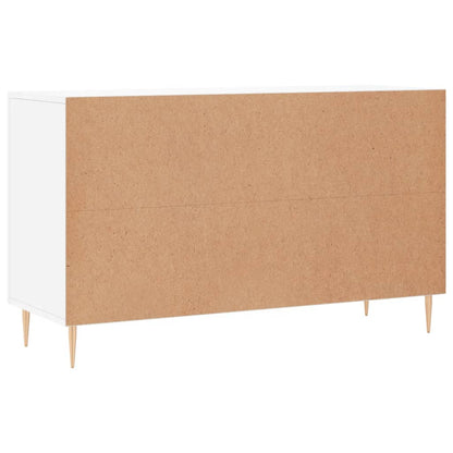 Sideboard Hochglanz-Weiß 100x36x60 cm Holzwerkstoff