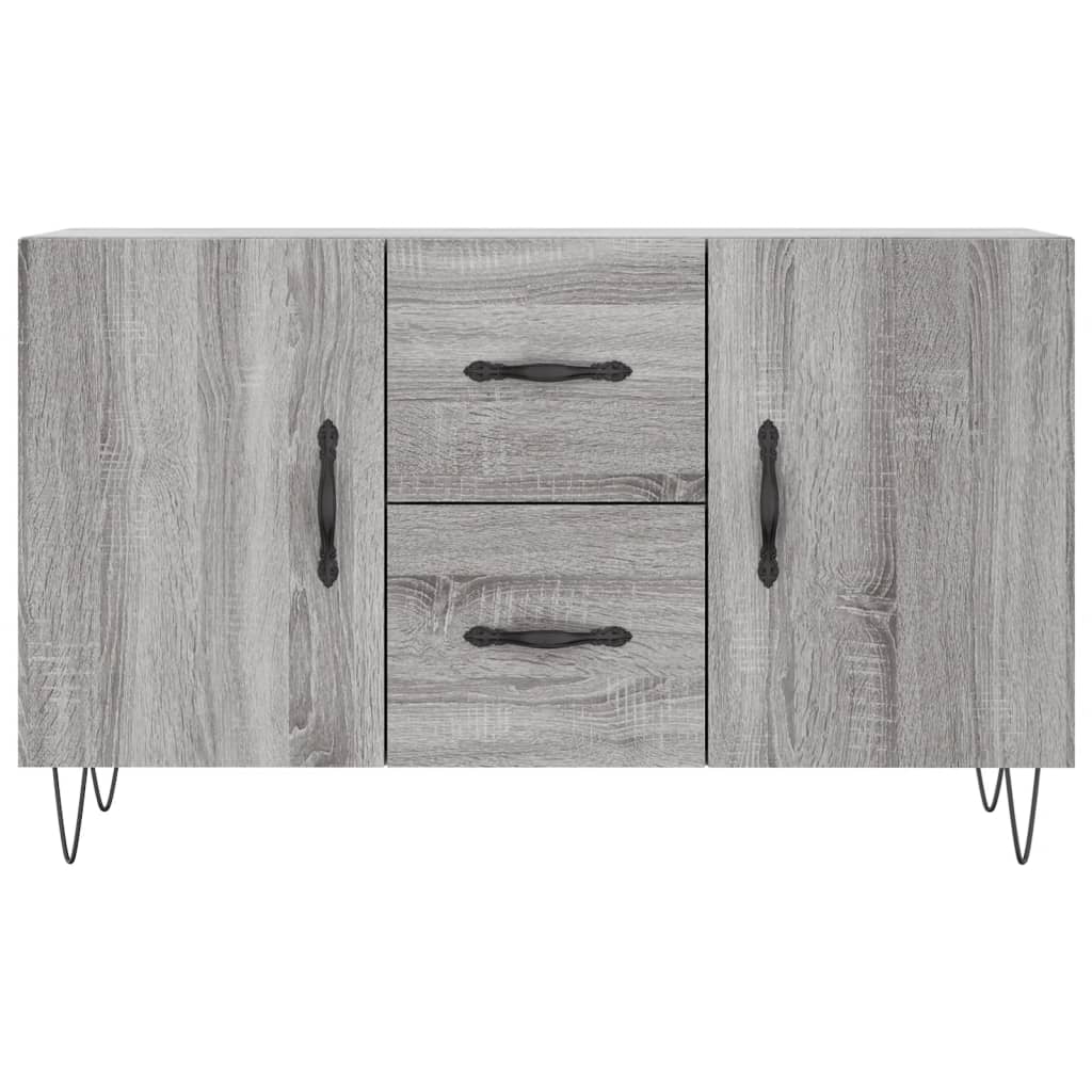 Sideboard Grau Sonoma 100x36x60 cm Holzwerkstoff