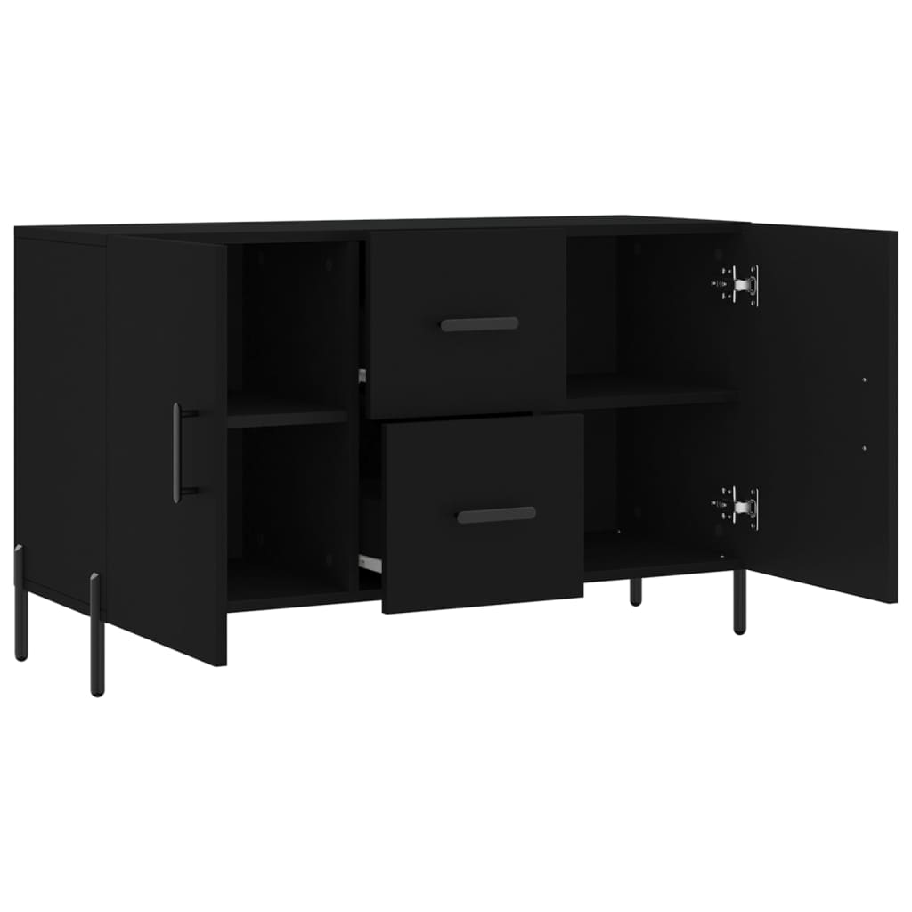 Sideboard Schwarz 100x36x60 cm Holzwerkstoff