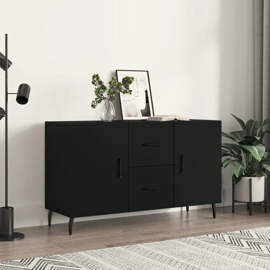 Sideboard Schwarz 100x36x60 cm Holzwerkstoff