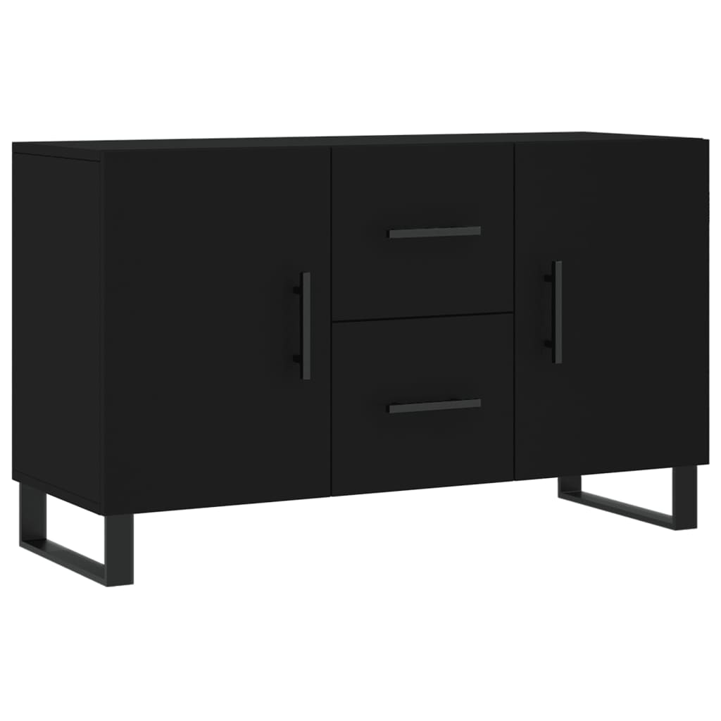 Sideboard Schwarz 100x36x60 cm Holzwerkstoff