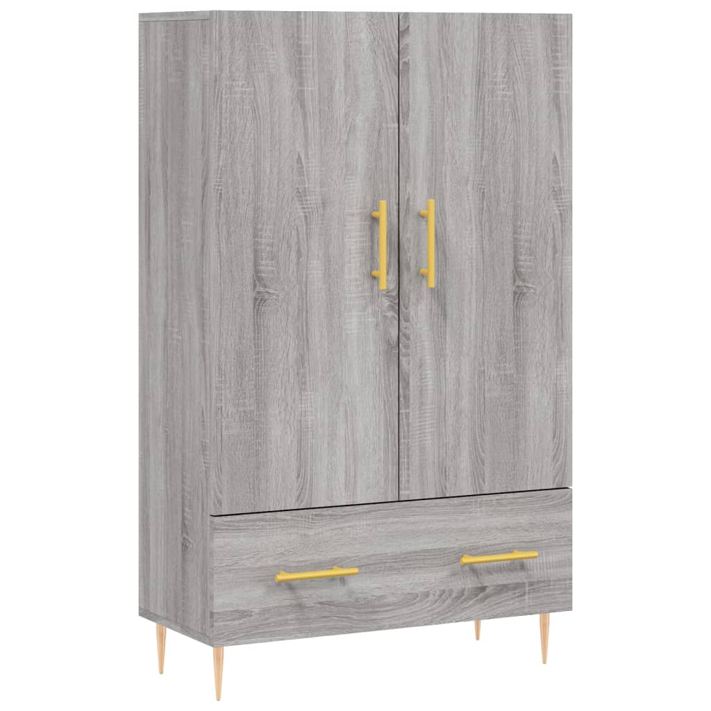 Highboard Grau Sonoma 69,5x31x115 cm Holzwerkstoff