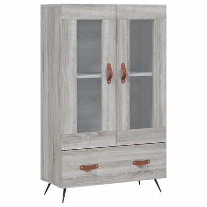 Highboard Grau Sonoma 69,5x31x115 cm Holzwerkstoff