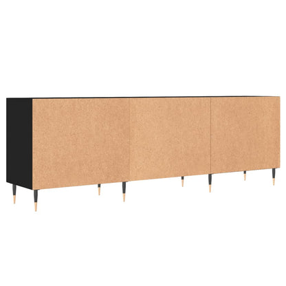 TV-Schrank Schwarz 150x30x50 cm Holzwerkstoff