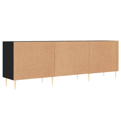 TV-Schrank Schwarz 150x30x50 cm Holzwerkstoff