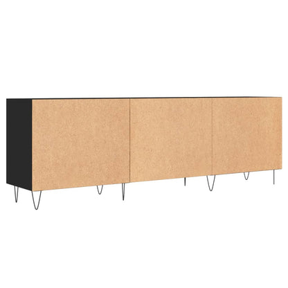 TV-Schrank Schwarz 150x30x50 cm Holzwerkstoff