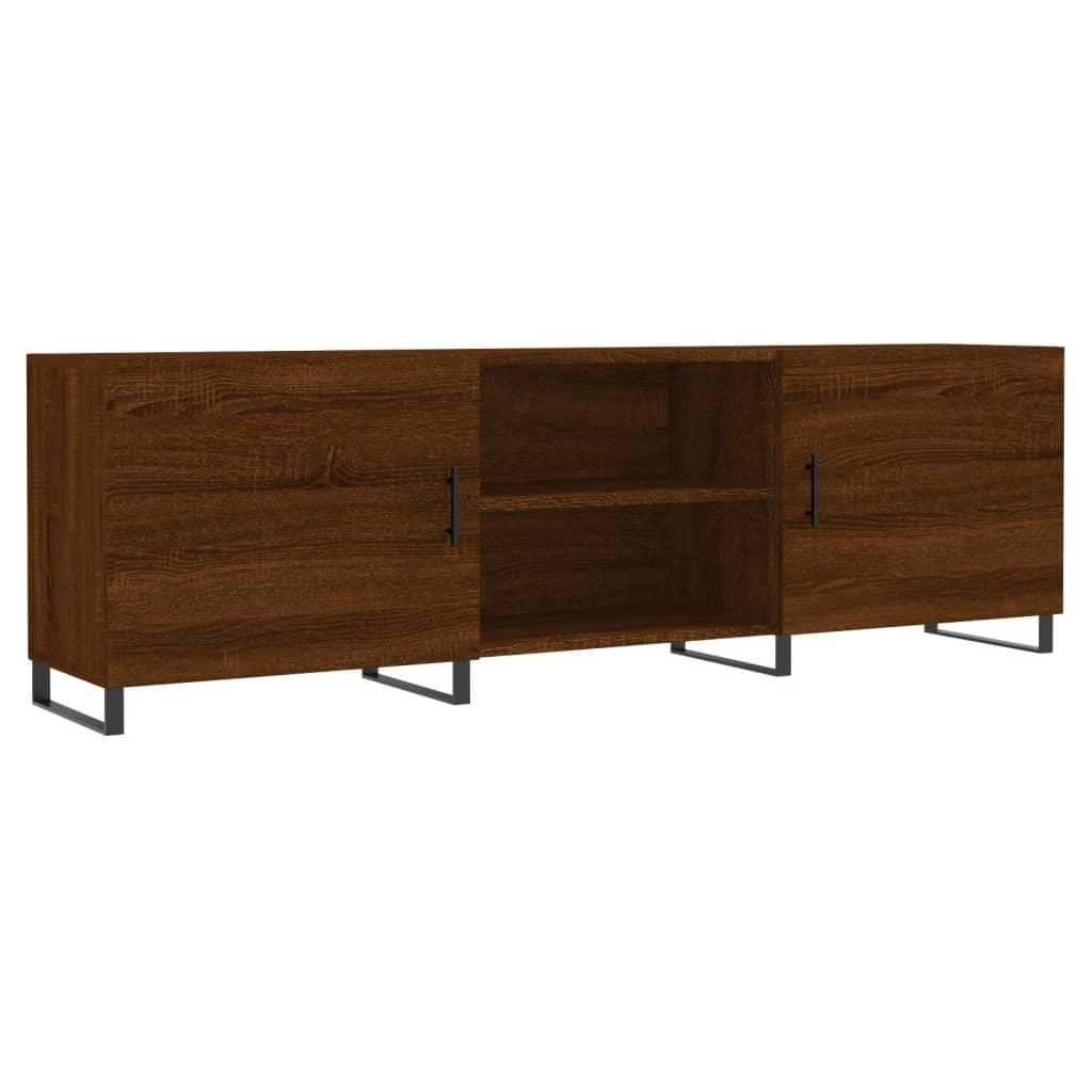 TV-Schrank Braun Eichen-Optik 150x30x50 cm Holzwerkstoff