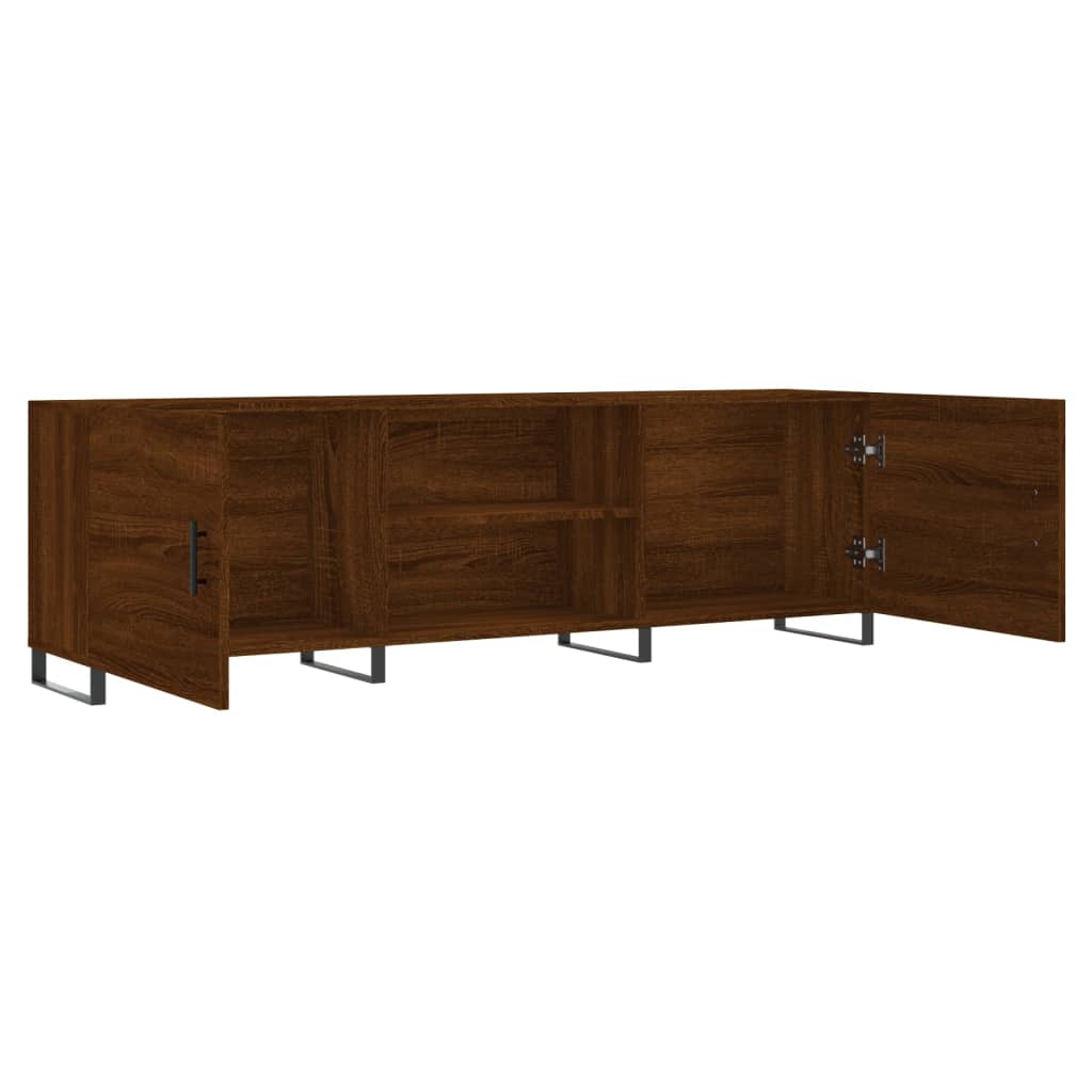 TV-Schrank Braun Eichen-Optik 150x30x50 cm Holzwerkstoff