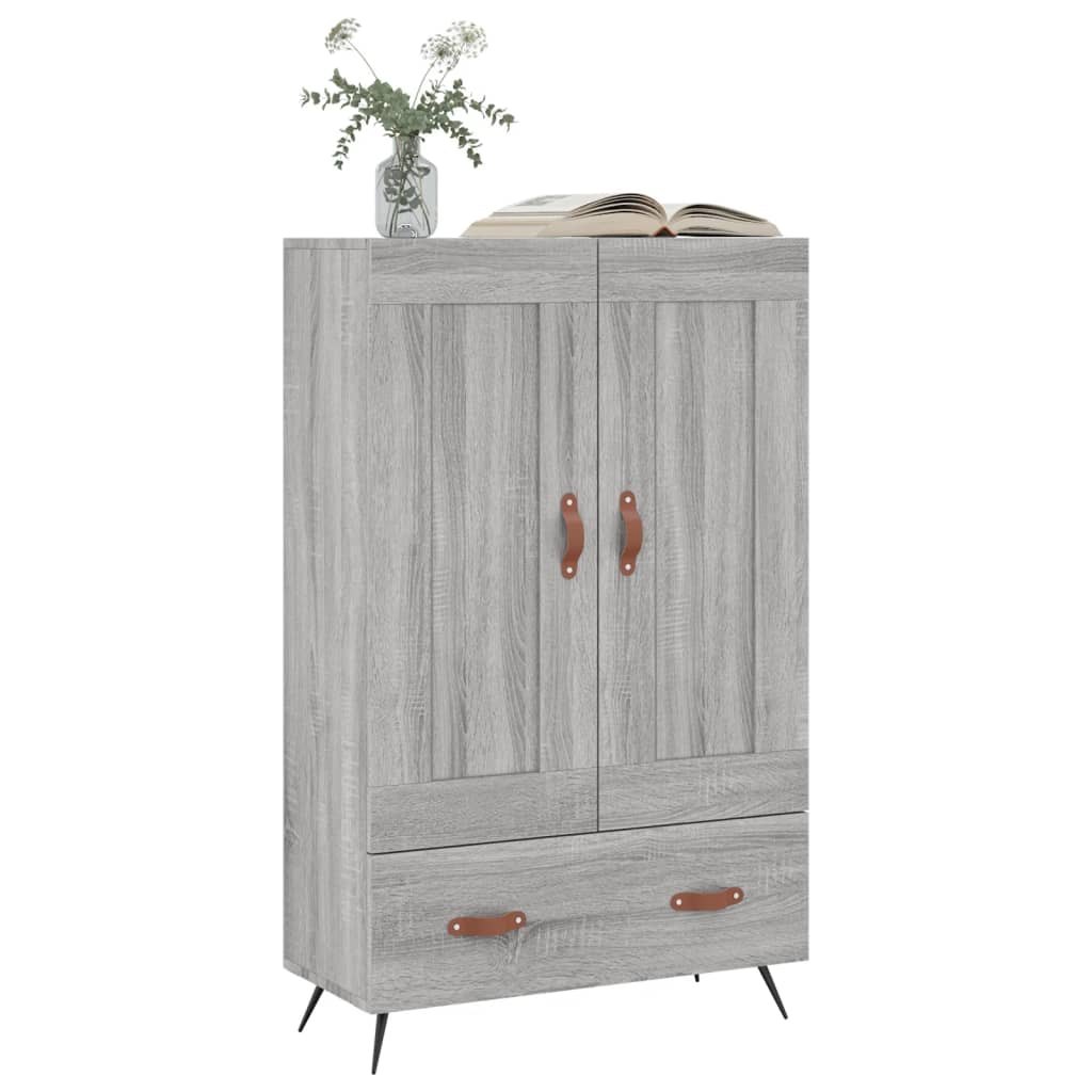 Highboard Grau Sonoma 69,5x31x115 cm Holzwerkstoff