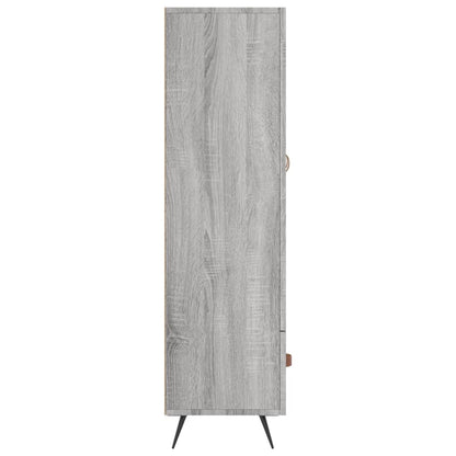 Highboard Grau Sonoma 69,5x31x115 cm Holzwerkstoff