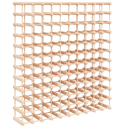 Weinregal für 120 Flaschen 112,5x23x123,5 cm Massivholz Kiefer