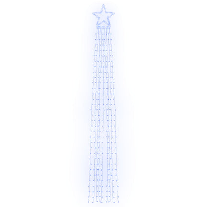 Weihnachtsbaum-Beleuchtung 320 LEDs Blau 375 cm