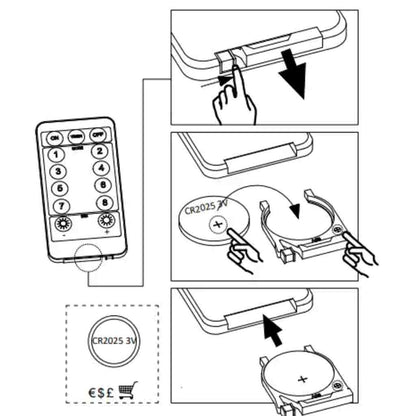 Luci di Natale Fuochi d'artificio 4 pezzi 140 LED bianco caldo 17 cm