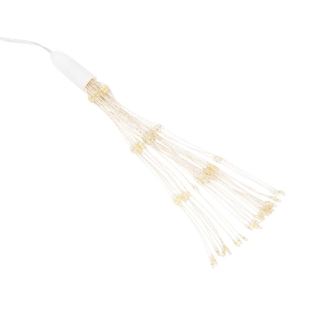 Luci di Natale Fuochi d'artificio 4 pezzi 140 LED Blu 17 cm