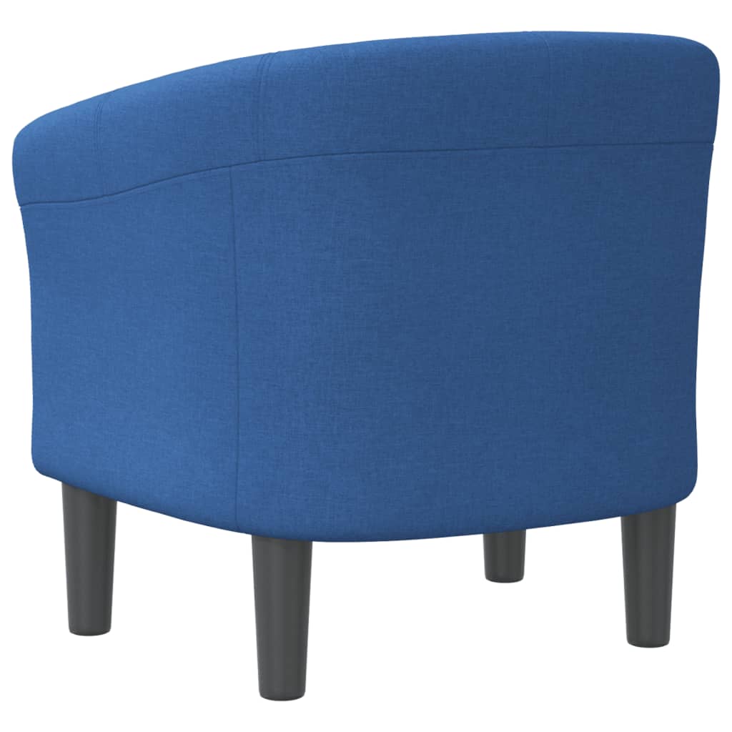 Clubsessel Blau Stoff