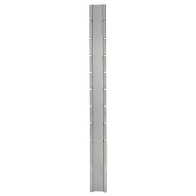 Zaunpfosten 20 Stk. Silbern 220 cm Verzinkter Stahl