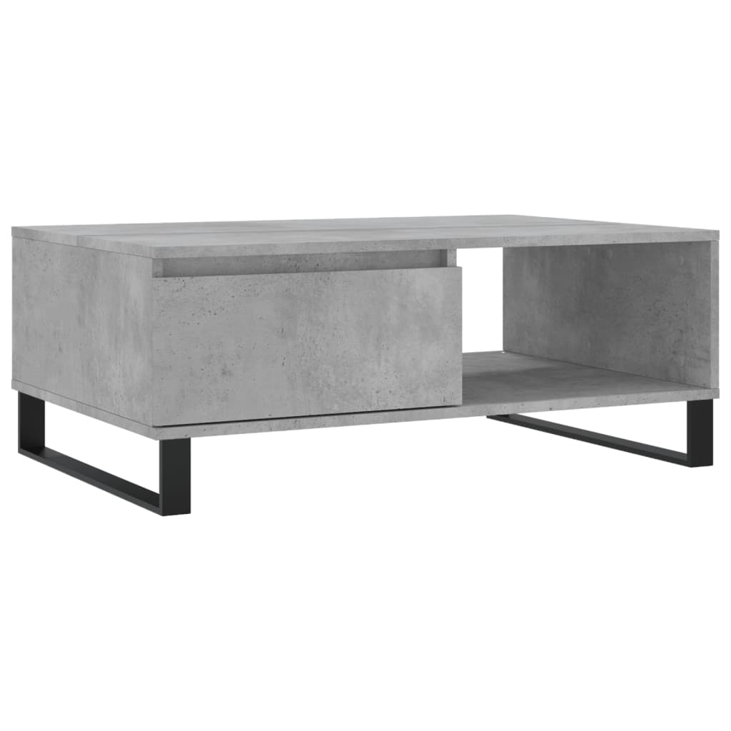 Couchtisch Betongrau 90x60x35 cm Holzwerkstoff