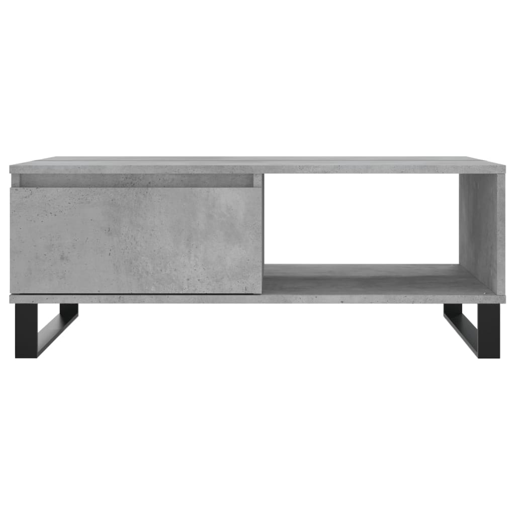 Couchtisch Betongrau 90x60x35 cm Holzwerkstoff