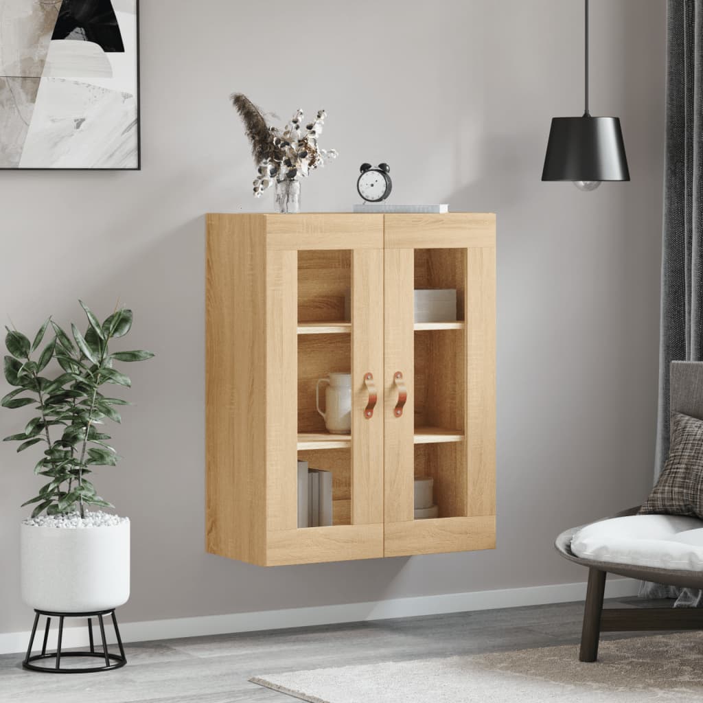 Wandschrank Sonoma-Eiche 69,5x34x90 cm