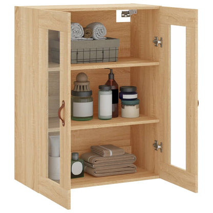 Wandschrank Sonoma-Eiche 69,5x34x90 cm