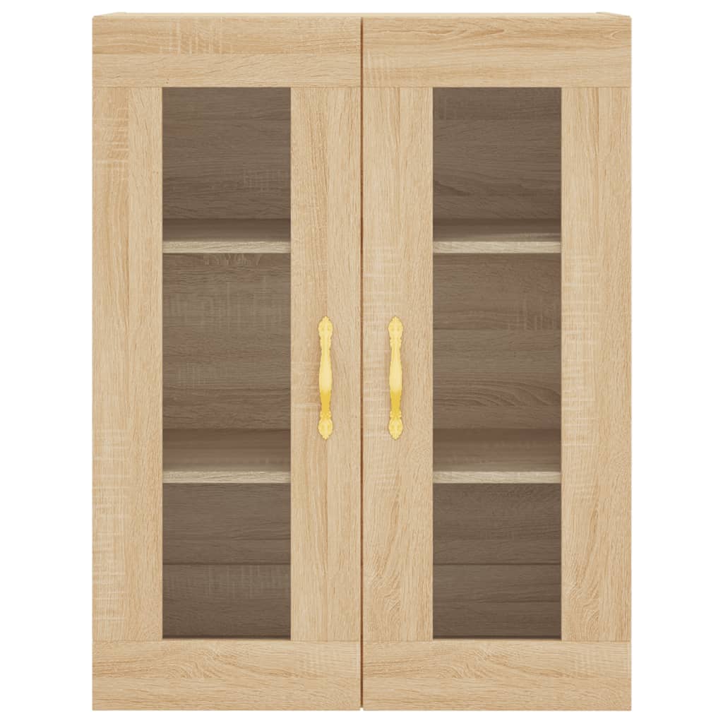 Wandschrank Sonoma-Eiche 69,5x34x90 cm