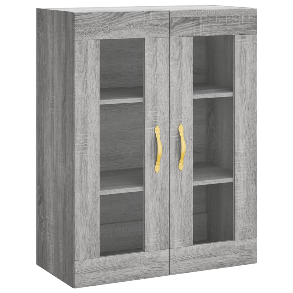 Wandschrank Grau Sonoma 69,5x34x90 cm