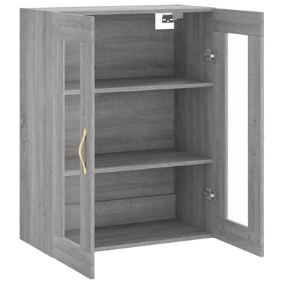 Wandschrank Grau Sonoma 69,5x34x90 cm