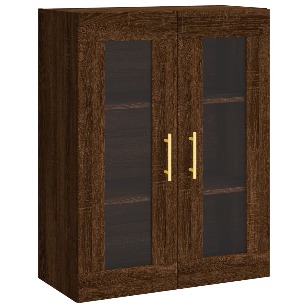 Wandschrank Braun Eichen-Optik 69,5x34x90 cm